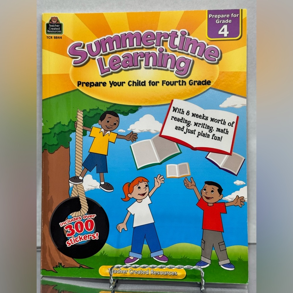 Teacher Created Resources Summertime Learning Prepare Your Child for 4th Grade